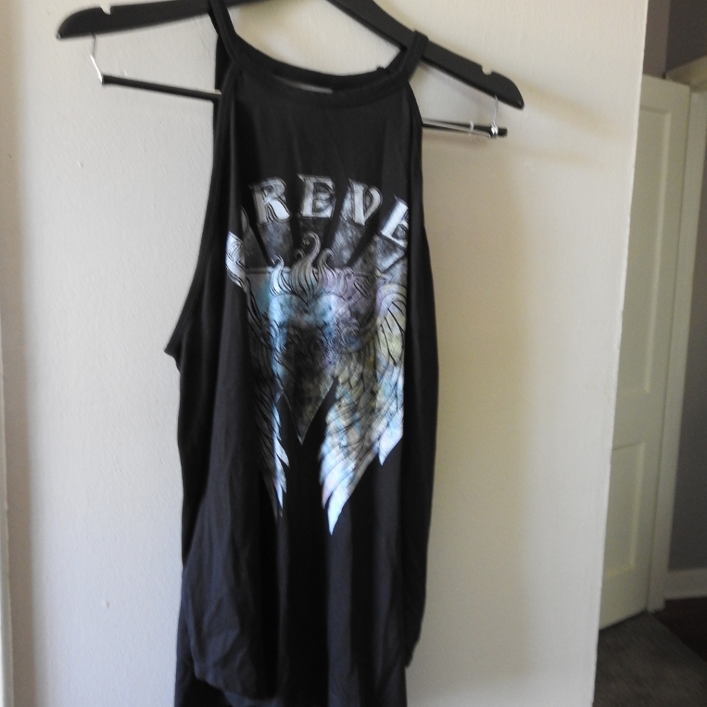 Black tank top